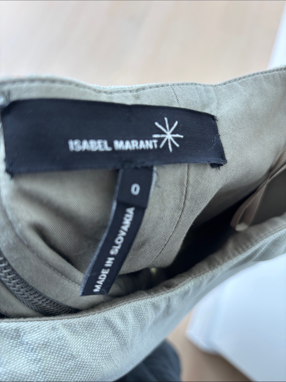Isabel Marant linen strapless  dress size 0